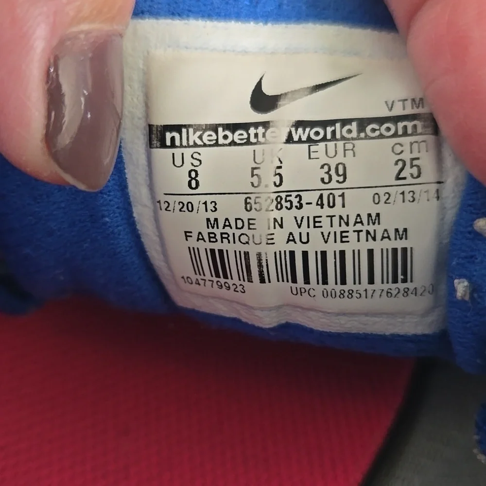 Nike Flex Experience Run 3 Low Blue Size 8
